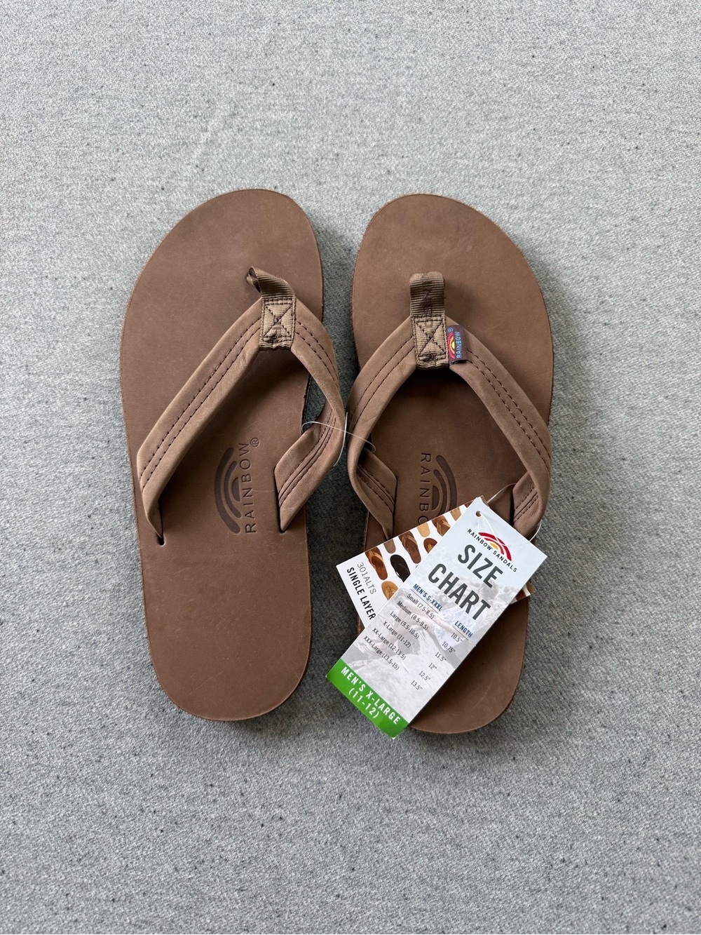 Single Layer 301 Men’s Rainbow flip flops